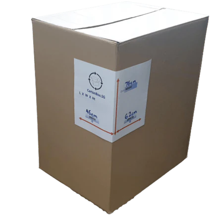 62cm x 46cm x 76cm  XXL Moving/Shipping Carton Boxes