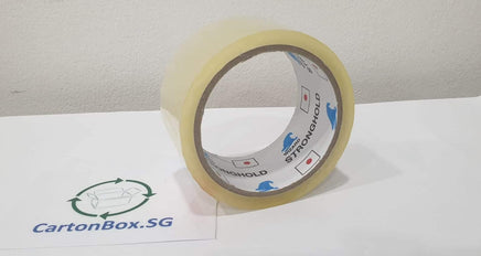 Clear OPP Tape 48mm x 50m - CartonBox.Sg
