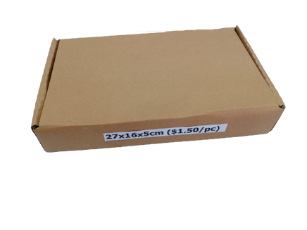 Die Cut Carton Box 27cmx16cmx5cm