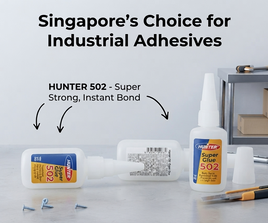 Hunter 502 Super Glue (20g) - Industrial Strength Instant Adhesive for  Plastic - Fast Delivery Singapore