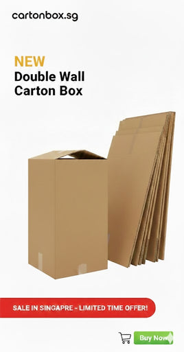 New  Carton Box : 30cm(L) x 30cm(W) x 53cm(H)