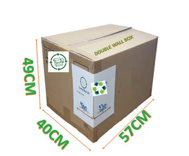 Once Used Carton Box : 57cmx40cm x49cm📢 (40 Boxes =$110)💥 Free Delivery🆓🚚