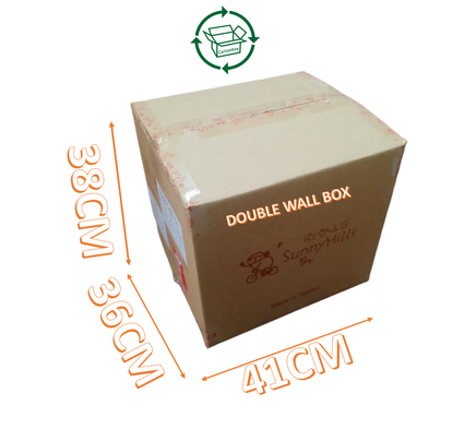 Once Used Carton Box : 41cm(L) x 36cm(W) x 38cm(H)