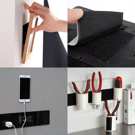 BRAVESHINE 12 Pack Self Adhesive Picture Hanging Strips - CartonBox.Sg