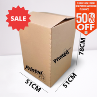 New Carton Box Printed : 51cm(L) x 51cm(W) x 78cm(H)