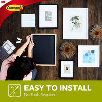 Command 17213-ES Picture Hanging Kit White 38 Piece Kit - CartonBox.Sg