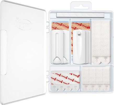 Command 17213-ES Picture Hanging Kit White 38 Piece Kit - CartonBox.Sg