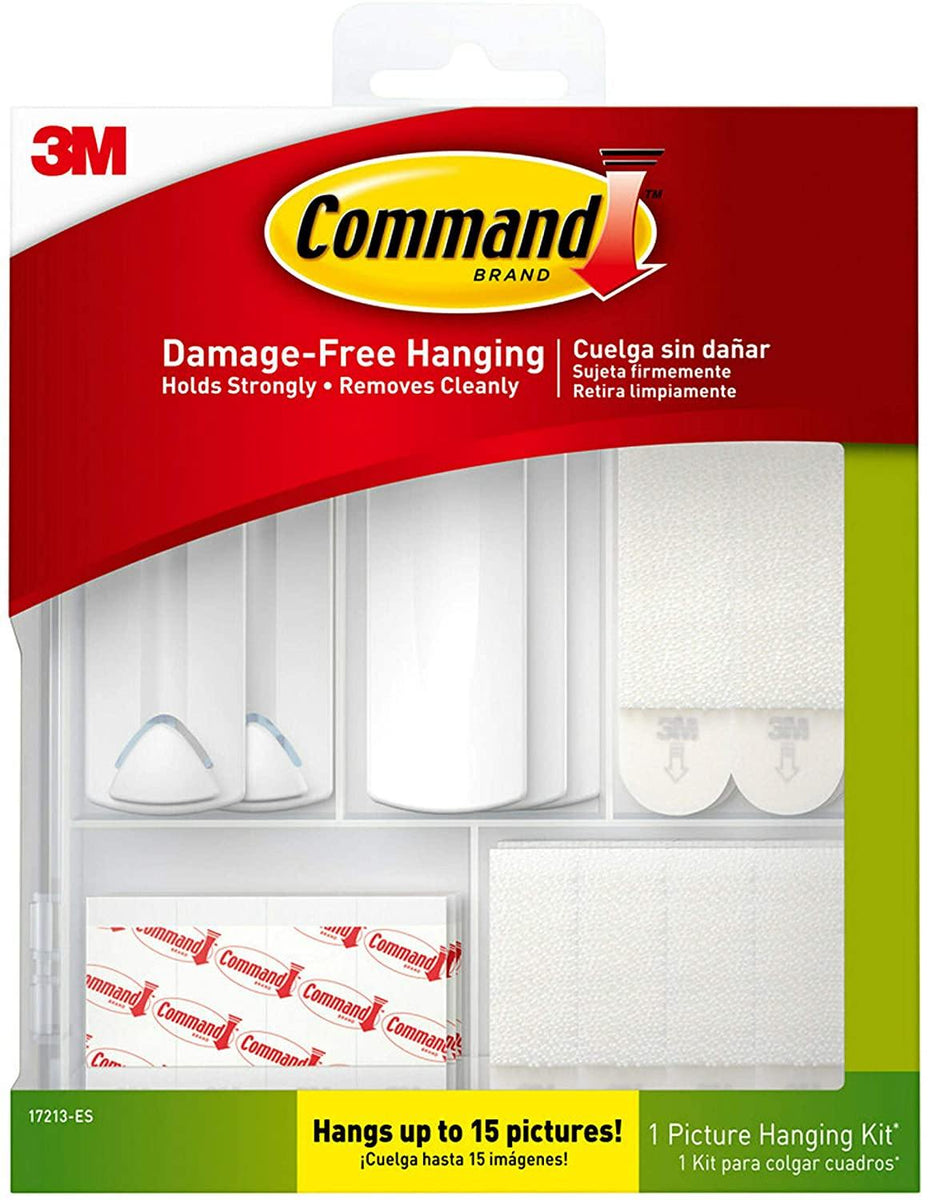 Command 17213-ES Picture Hanging Kit White 38 Piece Kit| cartonbox.sg