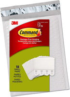 Command Picture Hanging Strips, Small, White, 18-Pairs (PH202-18NA) - Easy to Open Packaging - CartonBox.Sg