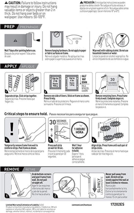 Command Picture Hanging Strips, Small, White, 18-Pairs (PH202-18NA) - Easy to Open Packaging - CartonBox.Sg