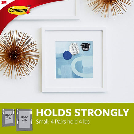 Command Picture Hanging Strips, Small, White, 18-Pairs (PH202-18NA) - Easy to Open Packaging - CartonBox.Sg