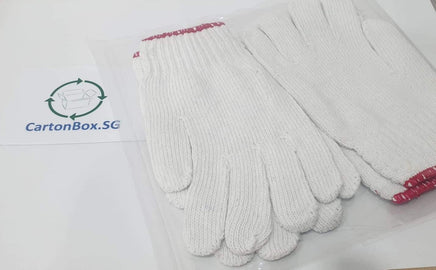 COTTON GLOVES -4PCS - CartonBox.Sg