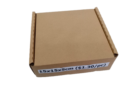 Die Cut Carton Box 15cmx15cmx5cm