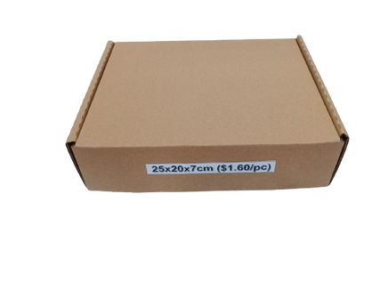 Die Cut Carton Box 25cmx20cmx7cm