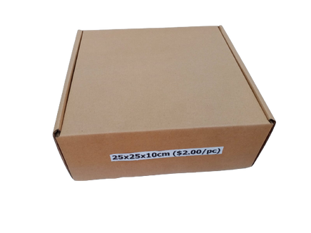 Die Cut Carton Box 25cmx25cmx10cm