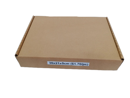 Die Cut Carton Box 30cmx21cmx5cm