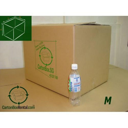 NEW Medium Box (M)  Size: 51cm(L) X 41cm(W) X 41cm(H) - CartonBox.Sg