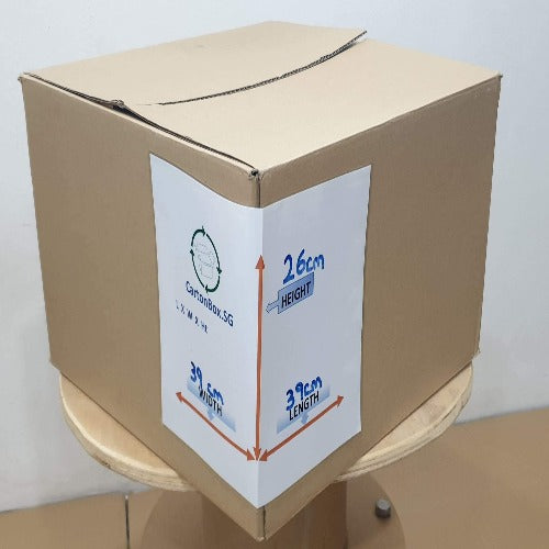 New Document Carton Box : 39cm(L) x 39cm(W) x 26cm(H)| cartonbox.sg