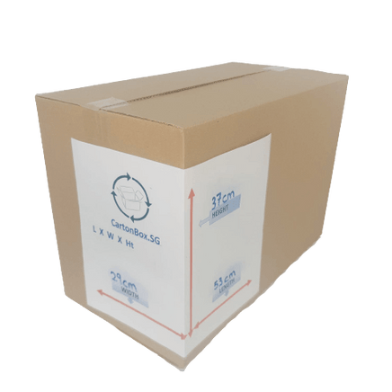 New Carton Box : 53cm(L) x 29cm(W) x 37cm(H) - CartonBox.Sg