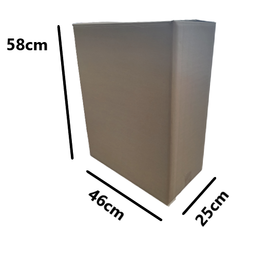 New Carton Box : 46cm(L) x 25cm(W) x 58cm(H)