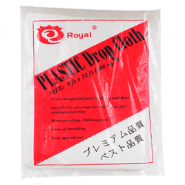 Plastic Drop Cloth  ( 9×12 Feet ) - CartonBox.Sg