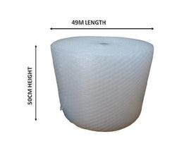 27mm.Dia  Bubble Wrap Roll  Size  50CM X 49M - CartonBox.Sg