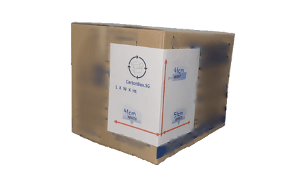 Once Used Carton Box : 51cm(L) x 41cm(W) x 41cm(H)-10PCS * - CartonBox.Sg