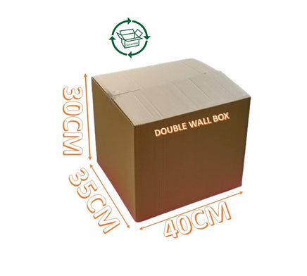 Normal New Carton Box : 40cm(L) x 35cm(W) x 30cm(H)