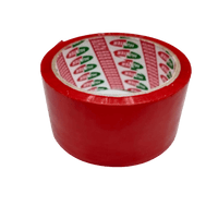 Red Color OPP Tape 48mm x 40yds - CartonBox.Sg