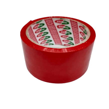 Red Color OPP Tape 48mm x 40yds - CartonBox.Sg