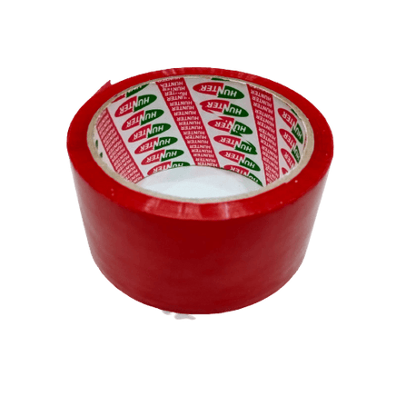 Red Color OPP Tape 48mm x 40yds - CartonBox.Sg