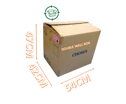 Once Used Carton Box : 54cm(L) x 42cm(W) x 47cm(H)